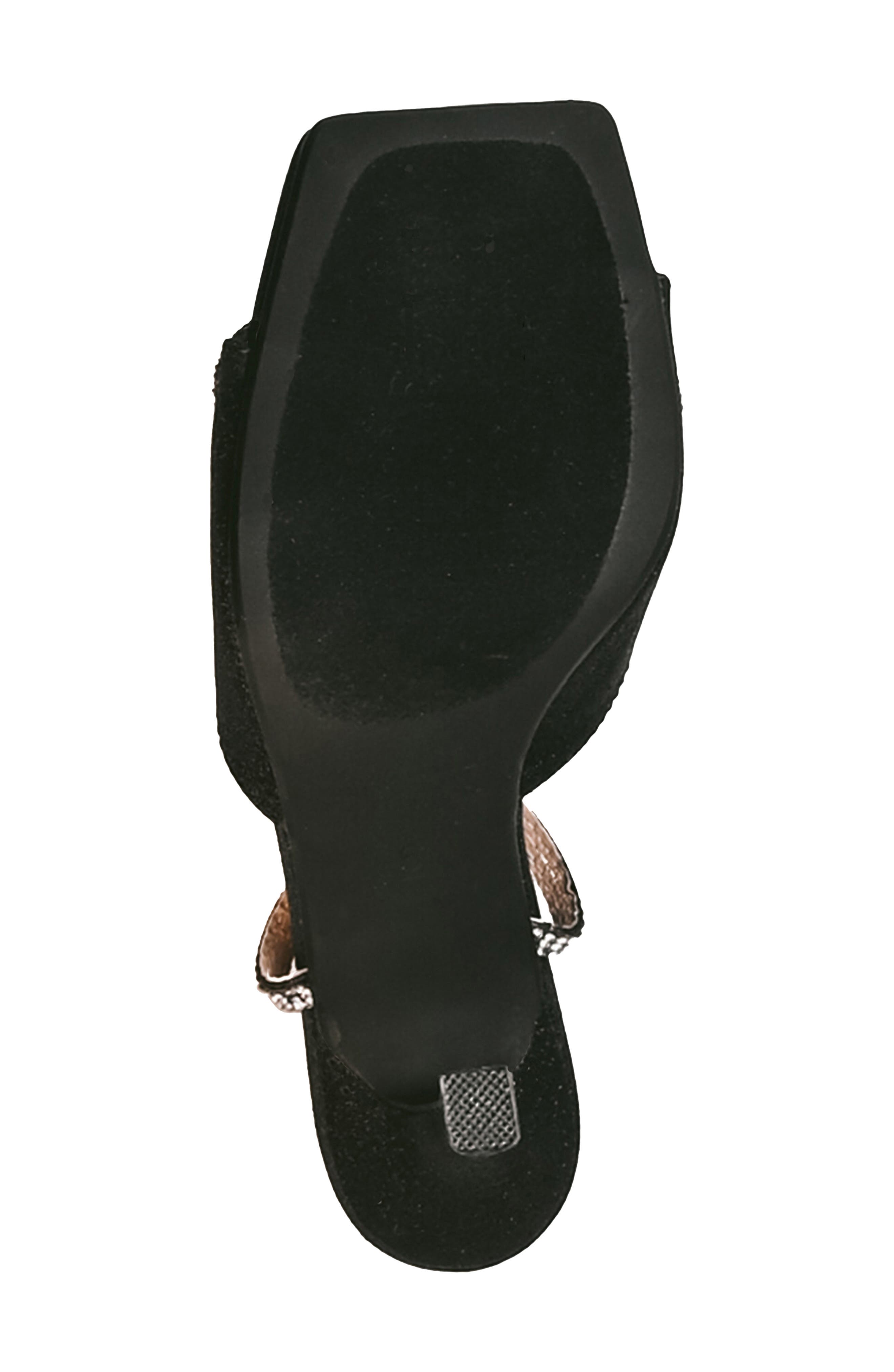 Touch Ups Lux Ankle Strap Sandal, Alternate, color, Black