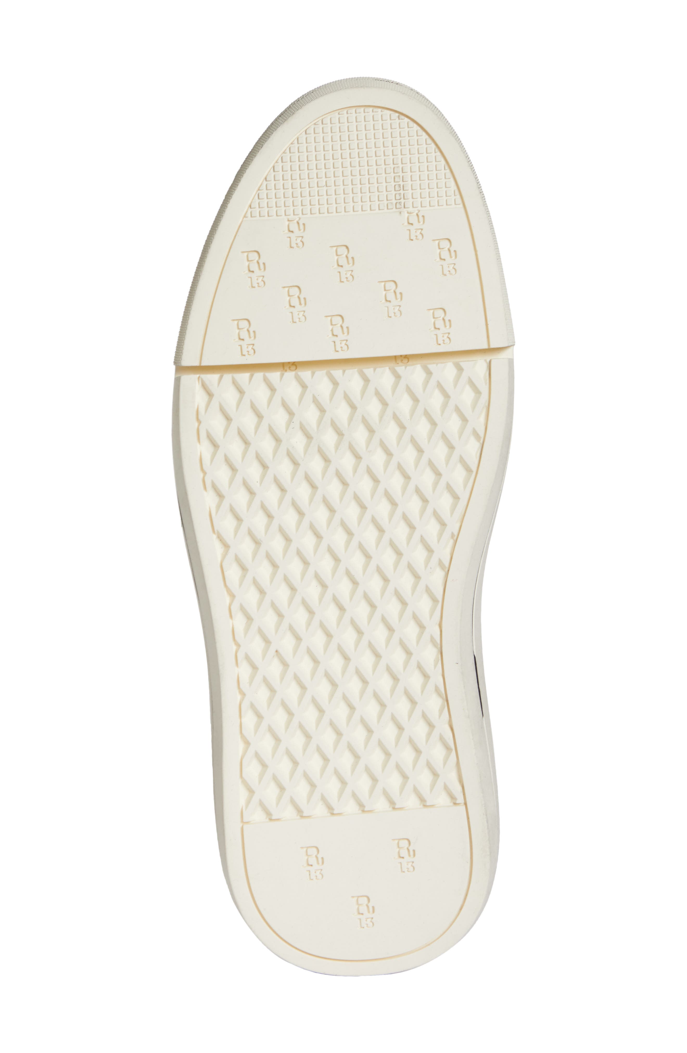 R13 Distressed Platform High Top Sneaker, Alternate, color, 