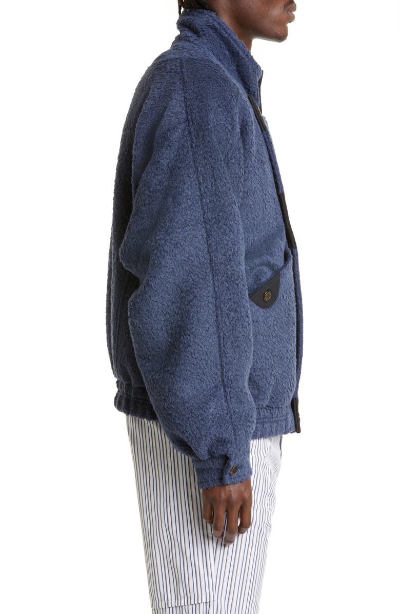 KIKO KOSTADINOV Maersk Asymmetric Alpaca & Wool Blend Bomber Jacket, Alternate, color, 