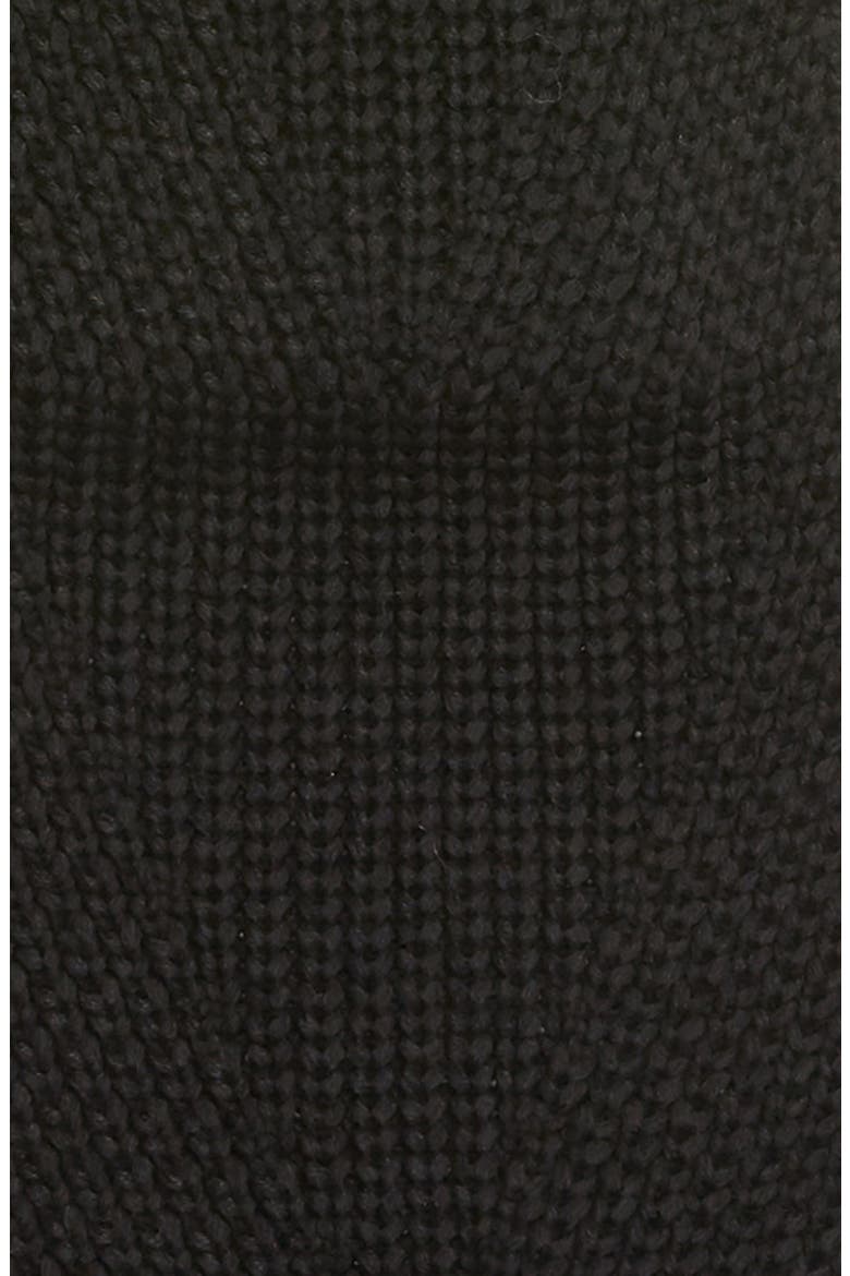 Traveling Rib Scarf, Alternate, color, BLACK