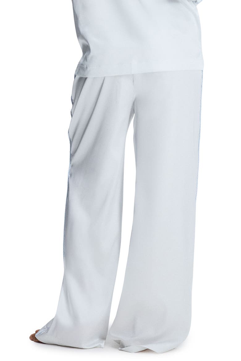 Ever After Satin Sleep Pants, Alternate, color, HAZY WHITE