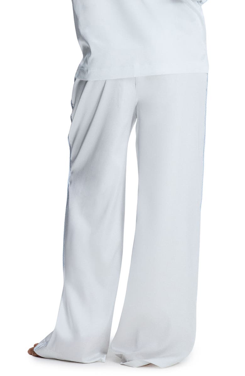 SAVAGE X FENTY Ever After Satin Sleep Pants, Alternate, color, Hazy White