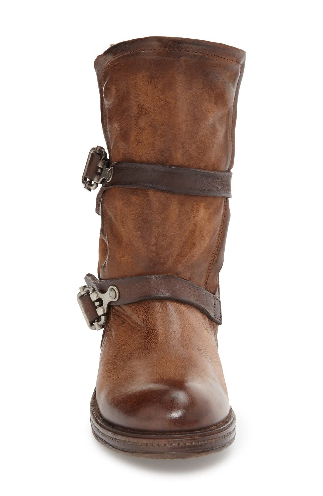 A.S.98 Vega Buckle Strap Boot, Alternate, color, 
