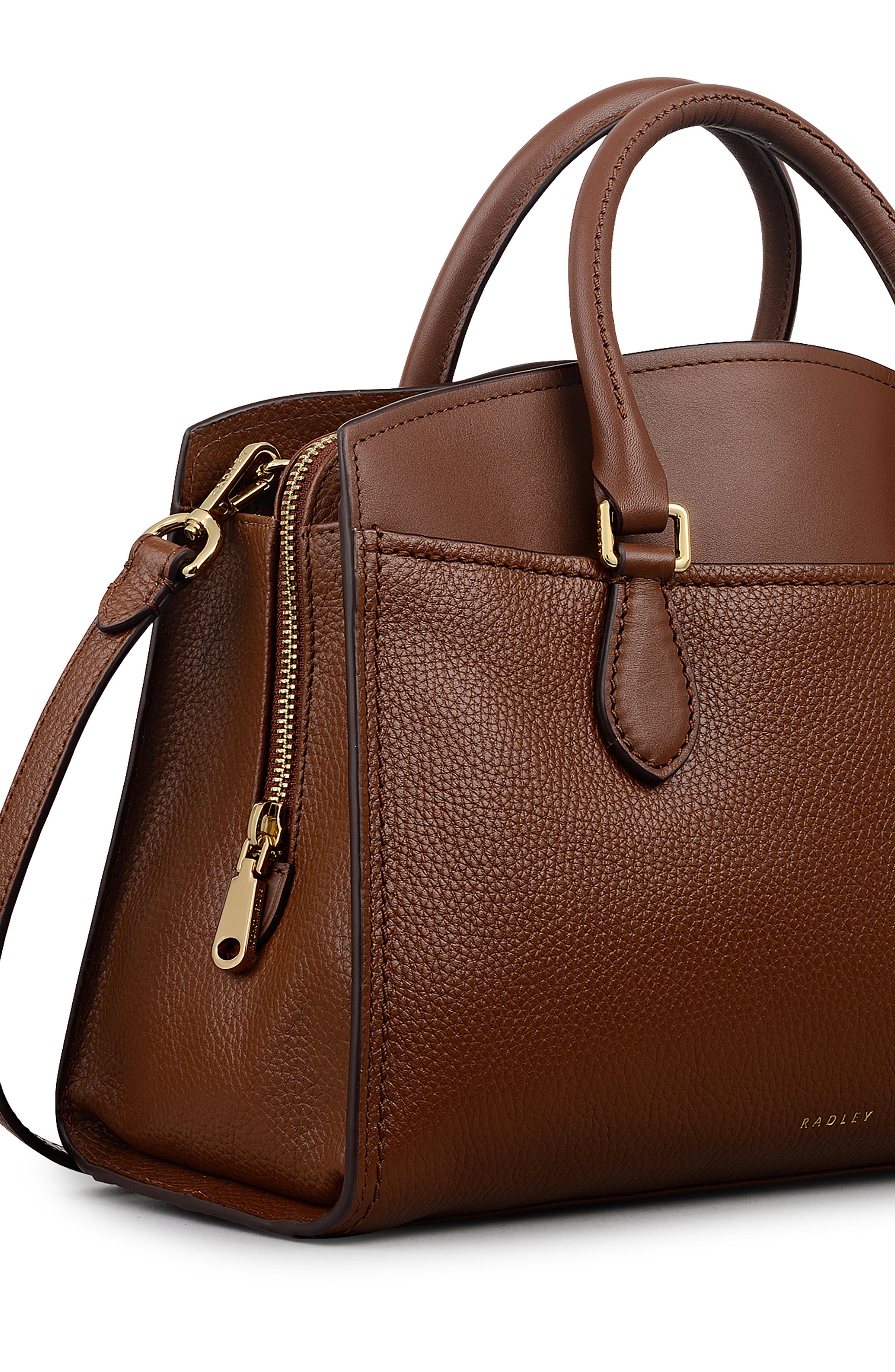 Radley Medium Portland Way Zip Tote Bag, Alternate, color, Cherrywood