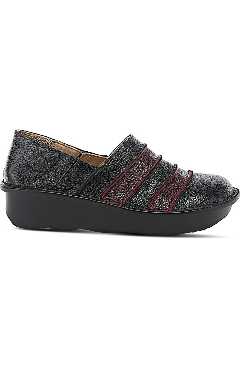 Spring Step Firefly Wedge Loafer, Alternate, color, Black Multi