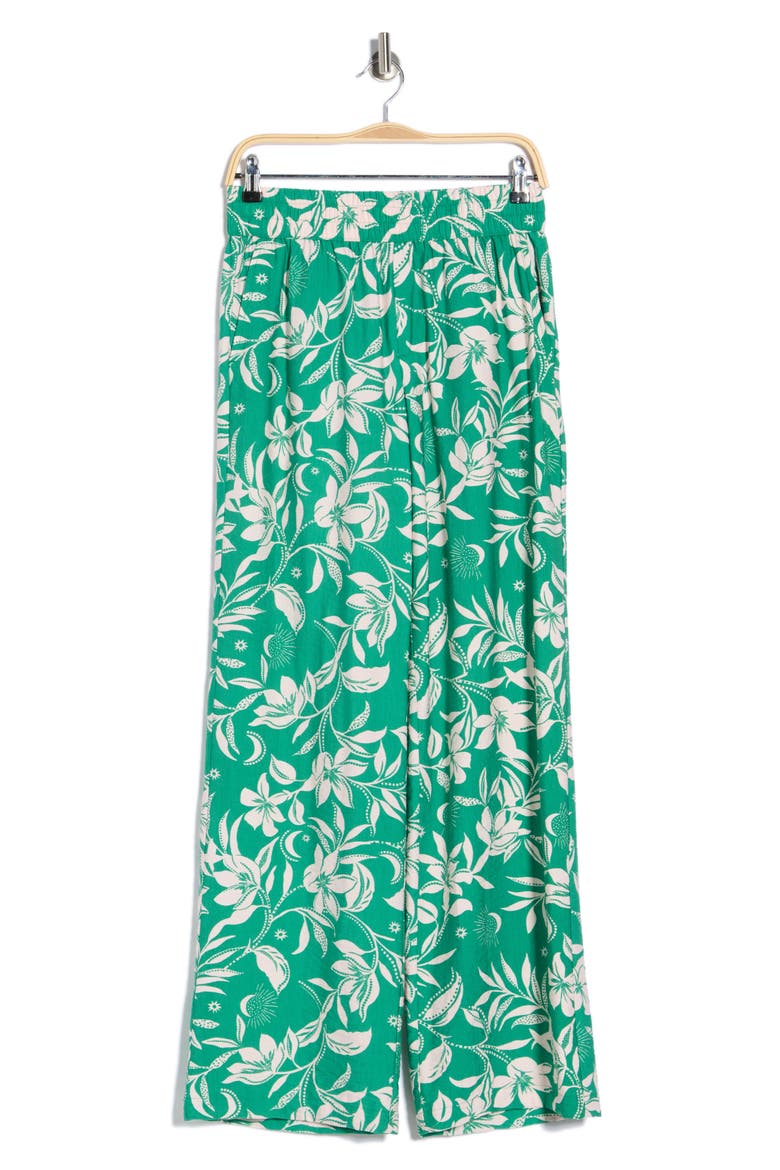 Retreat Wide Leg Pants, Alternate, color, NATURES NECTAR LEAF GREEN