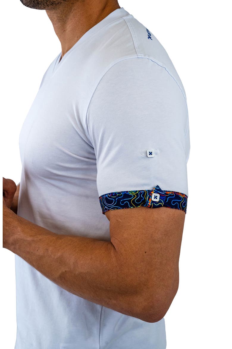Vivaldi V-Neck T-Shirt, Alternate, color, WHITE