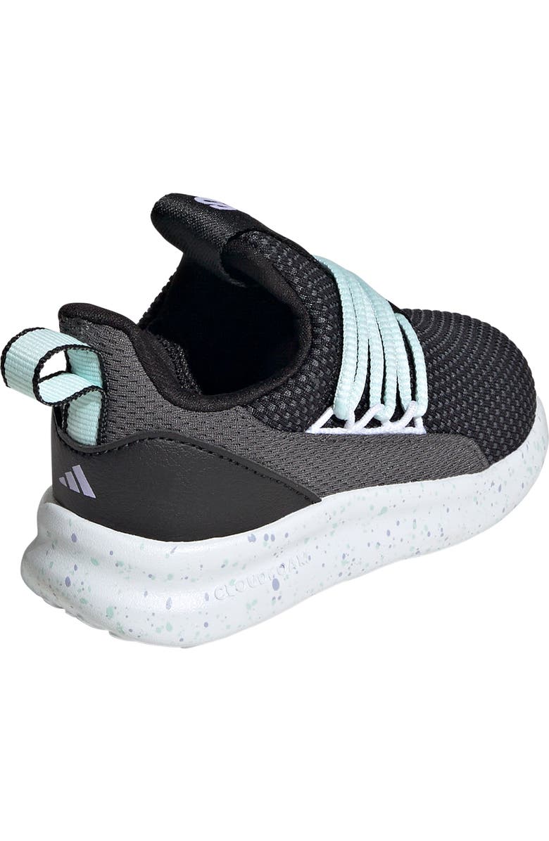 adidas Kids' Lite Racer Adapt 7.0 Sneaker, Alternate, color, Black/ Violet/ Mint