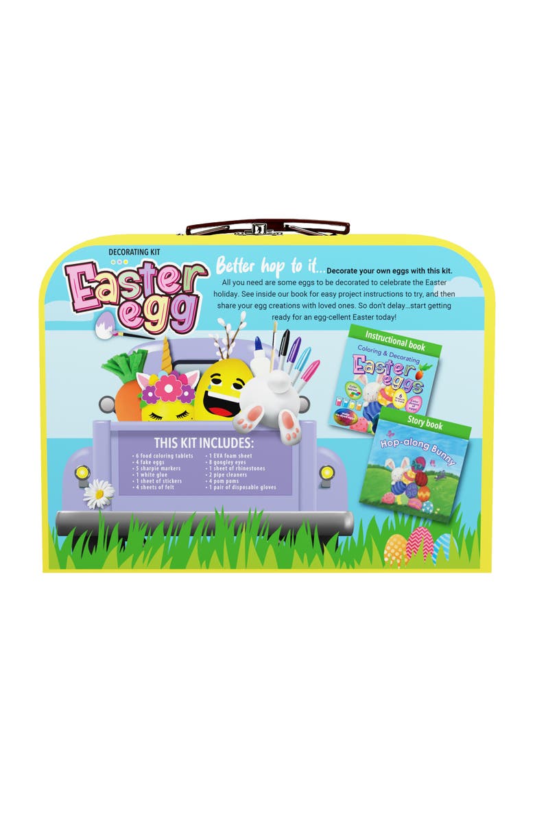 Suitcase Easter Egg Art Kit Hop Into Easter With Artistic Delights, Alternate, color, Multicolored