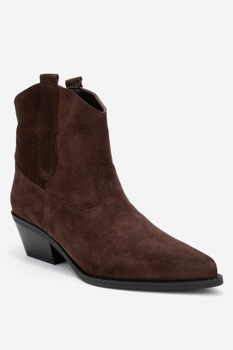 Elia Leather Western Boot