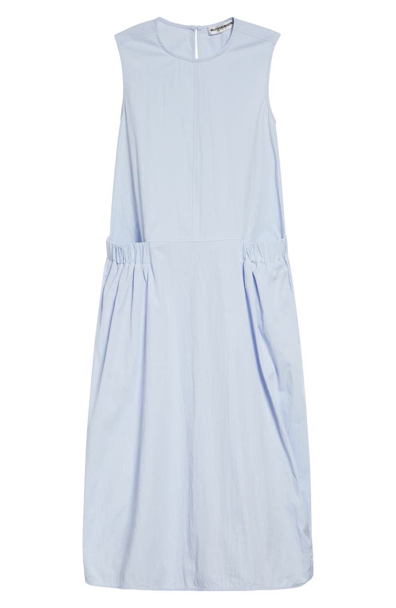 MELITTA BAUMEISTER Cotton Blend Side Pocket Dress, Main, color, Soft Blue
