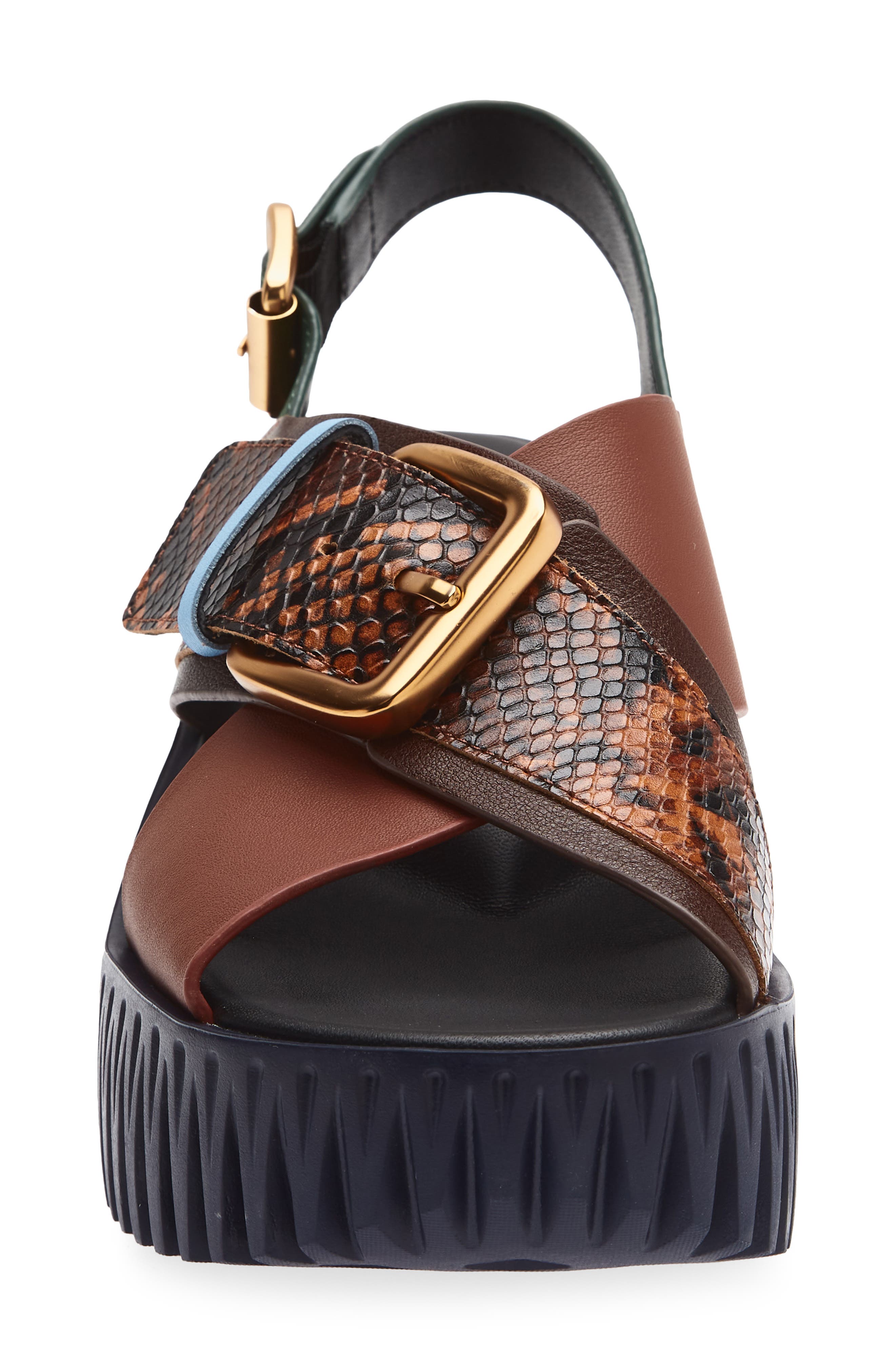 Plia Juno Platform Sandal, Alternate, color, COFFEE