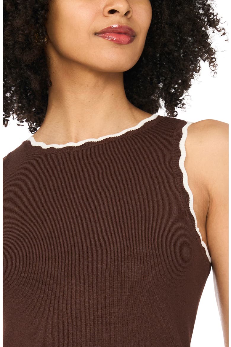 Scallop Tip Sweater Tank, Alternate, color, CHICORY COFFEE