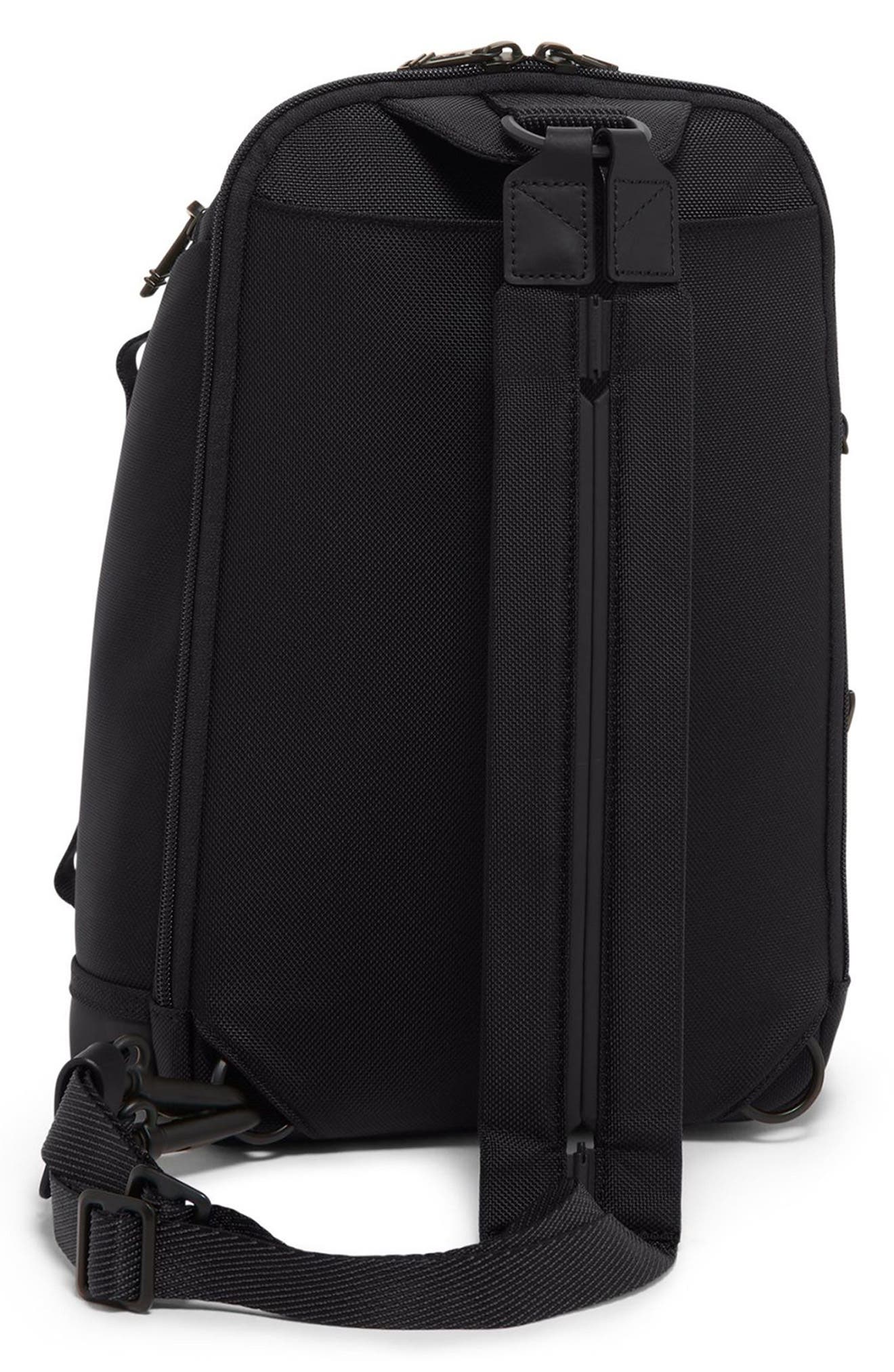Knight Sling Bag, Alternate, color, BLACK