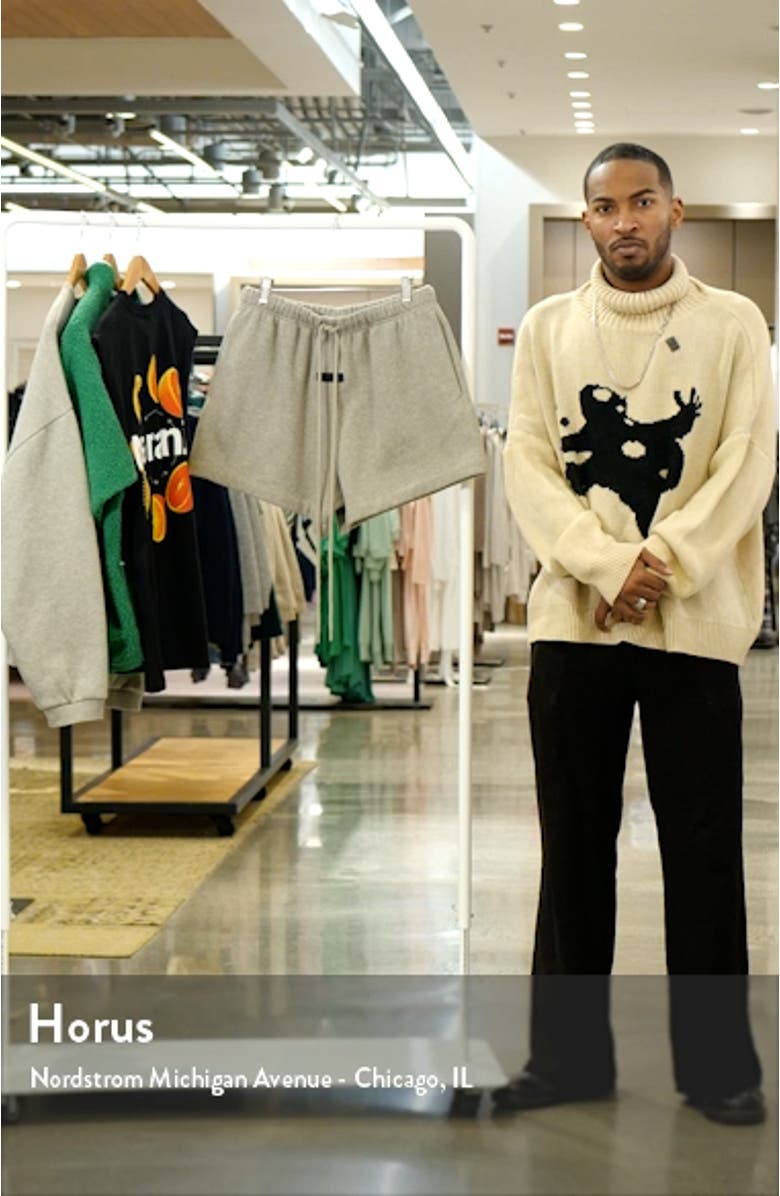 Cotton Blend Sweat Shorts, sales video thumbnail