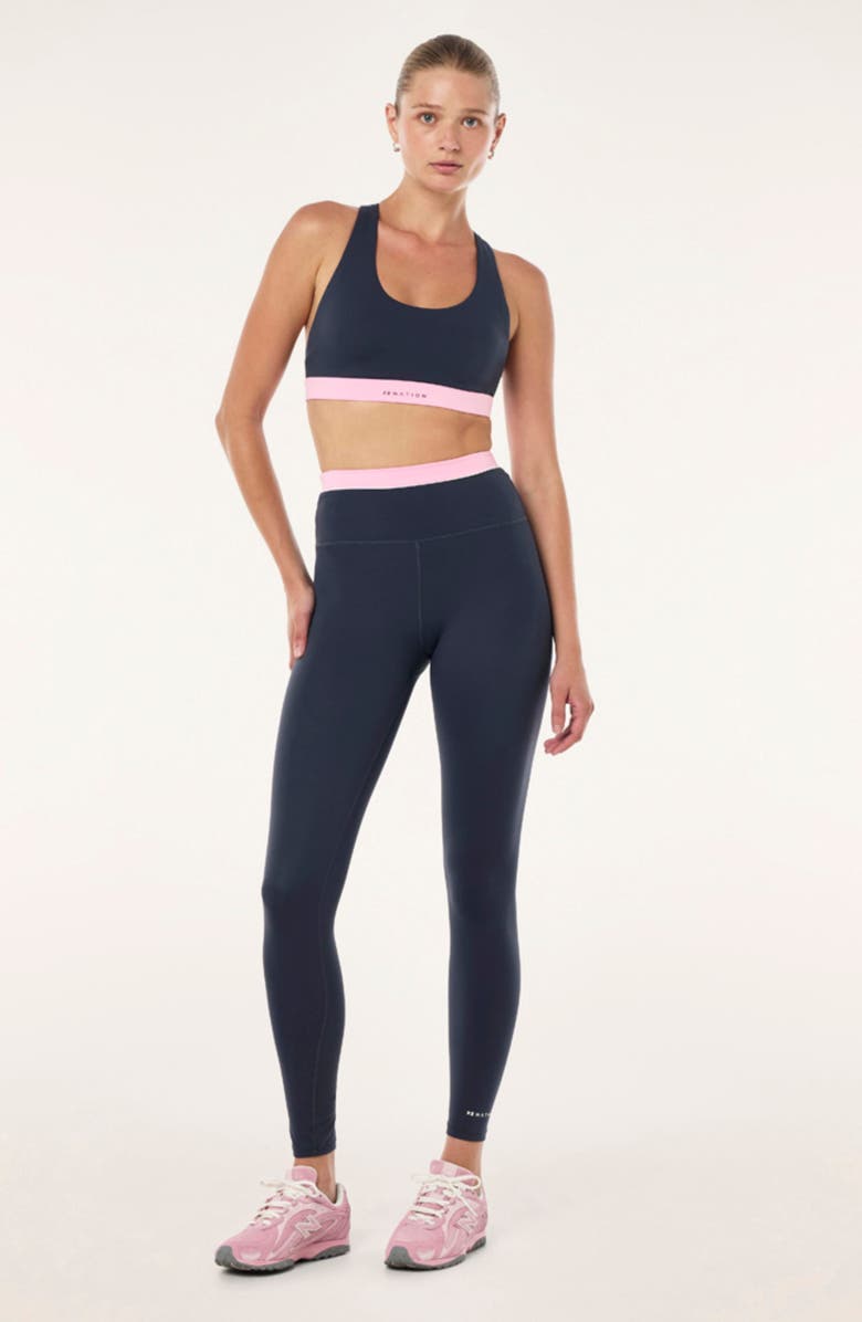 P.E Nation The Reflect Full Length Leggings, Alternate, color, Marine Blue