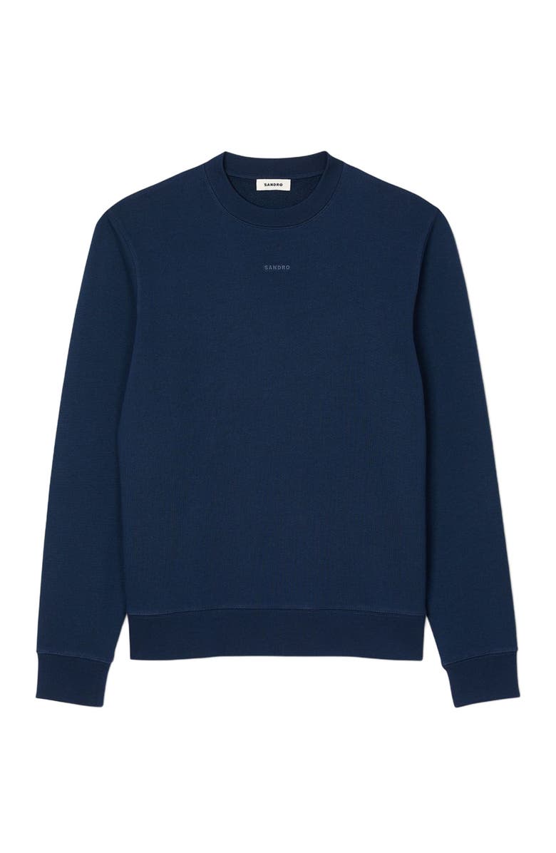 SANDRO Logo sweatshirt, Alternate, color, 