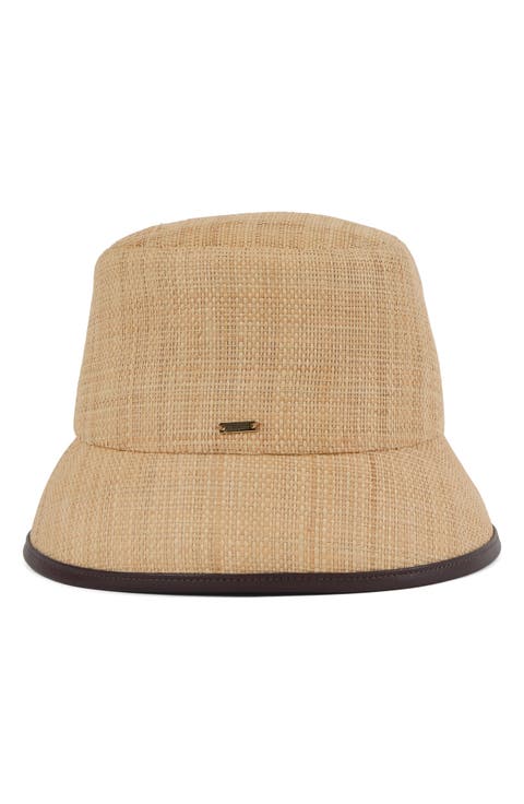 Yuki UPF 50+ Packable Raffia Bucket Hat