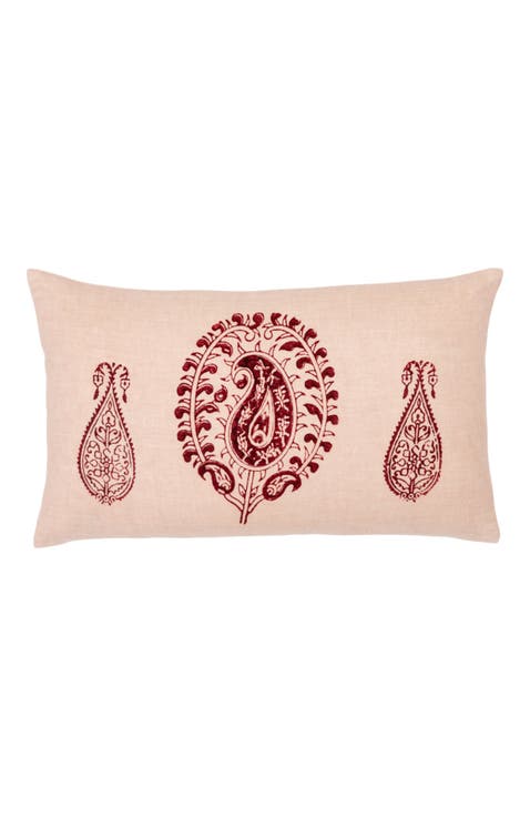 Tashkent Plum Lumbar Pillow Cover