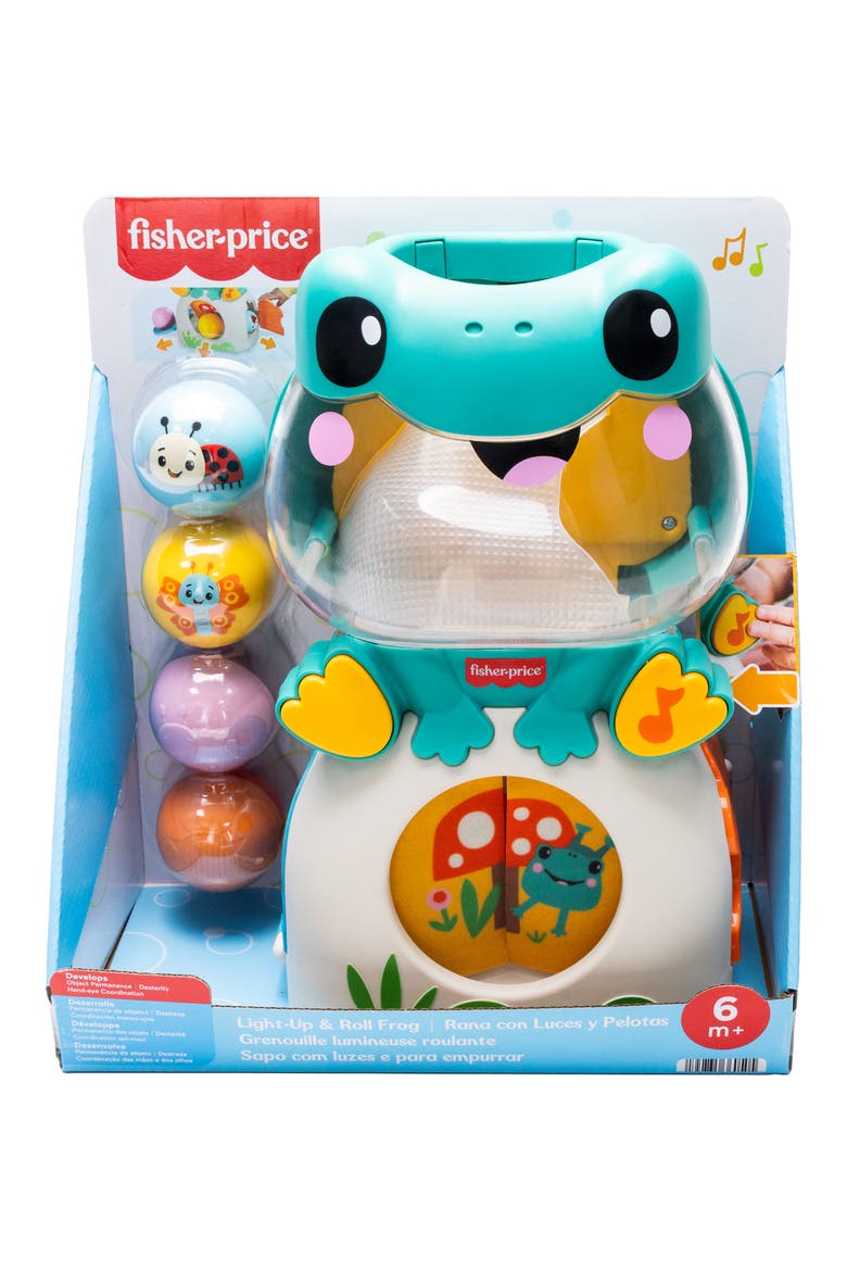 Light-Up & Roll Frog Activity Toy, Alternate, color, FROG
