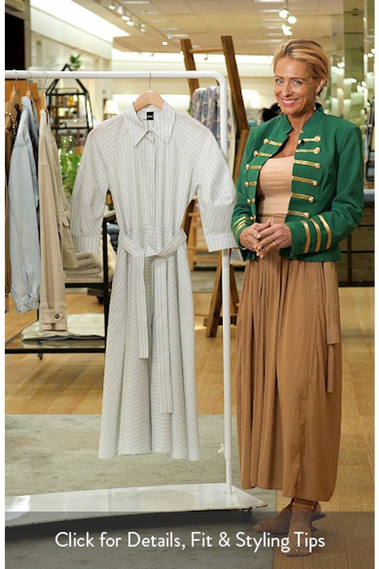 Debeca Cotton Poplin Midi Shirtdress video