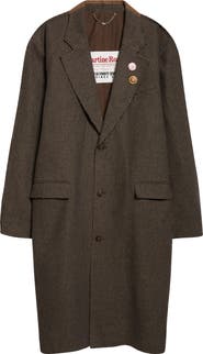 Martine Rose Half & Half Overcoat