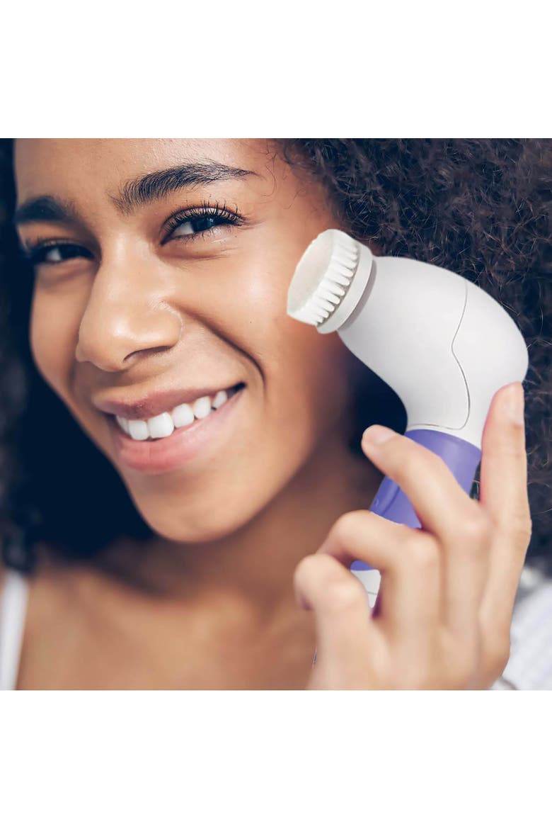 Advanced Facial and Body Cleansing Brush, Alternate, color, Purple