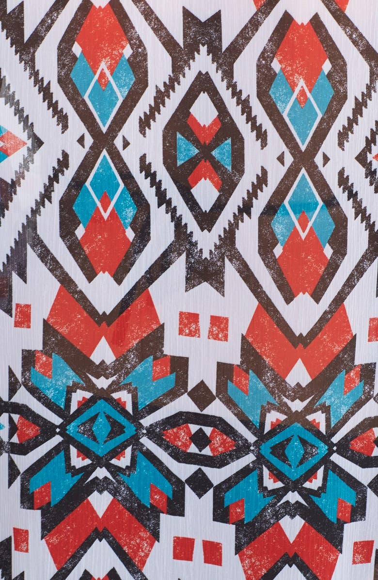 Becca Print Kimono Cover-Up, Alternate, color, 