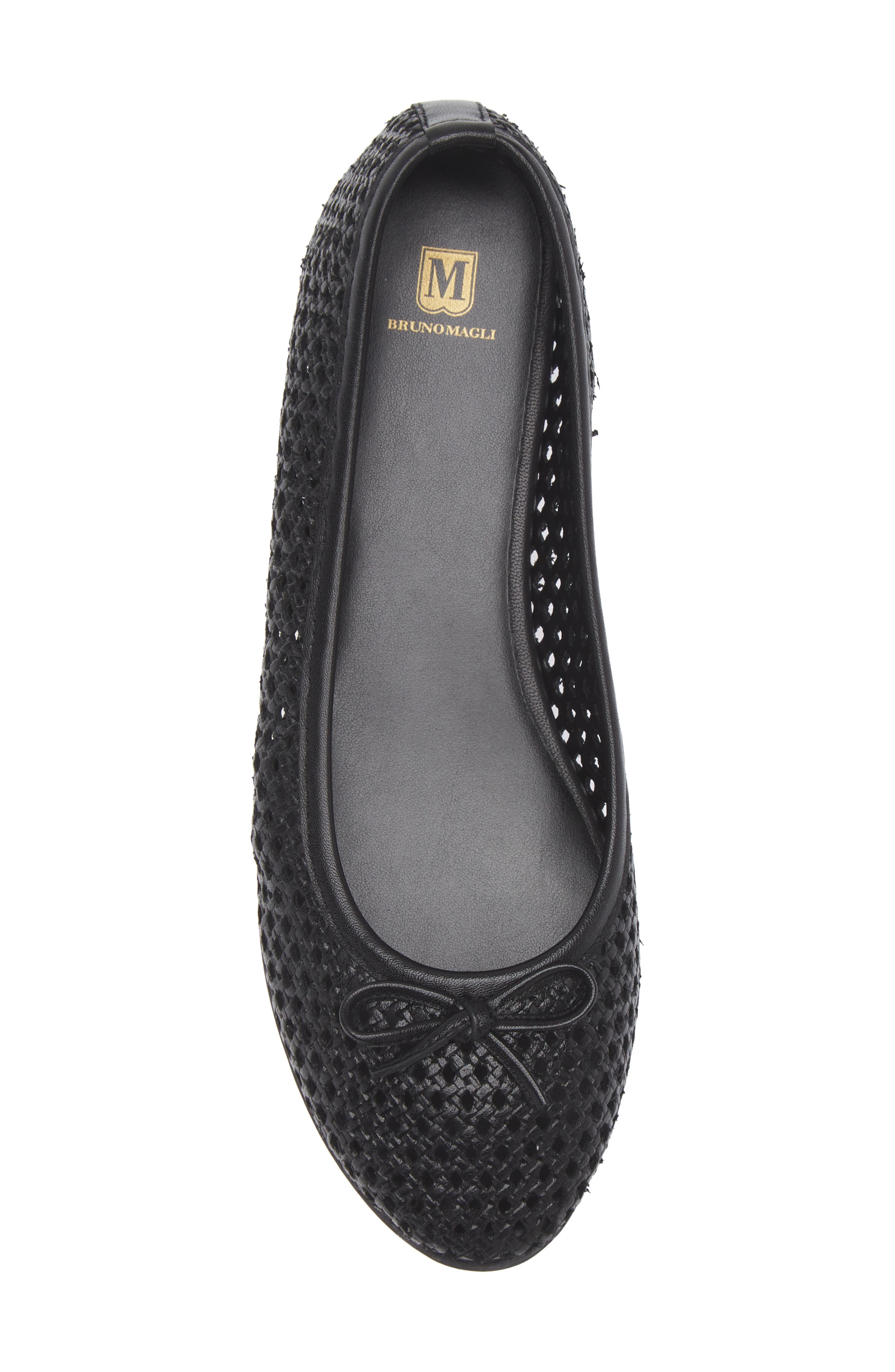 Bruno Magli Janina Woven Flat, Alternate, color, 