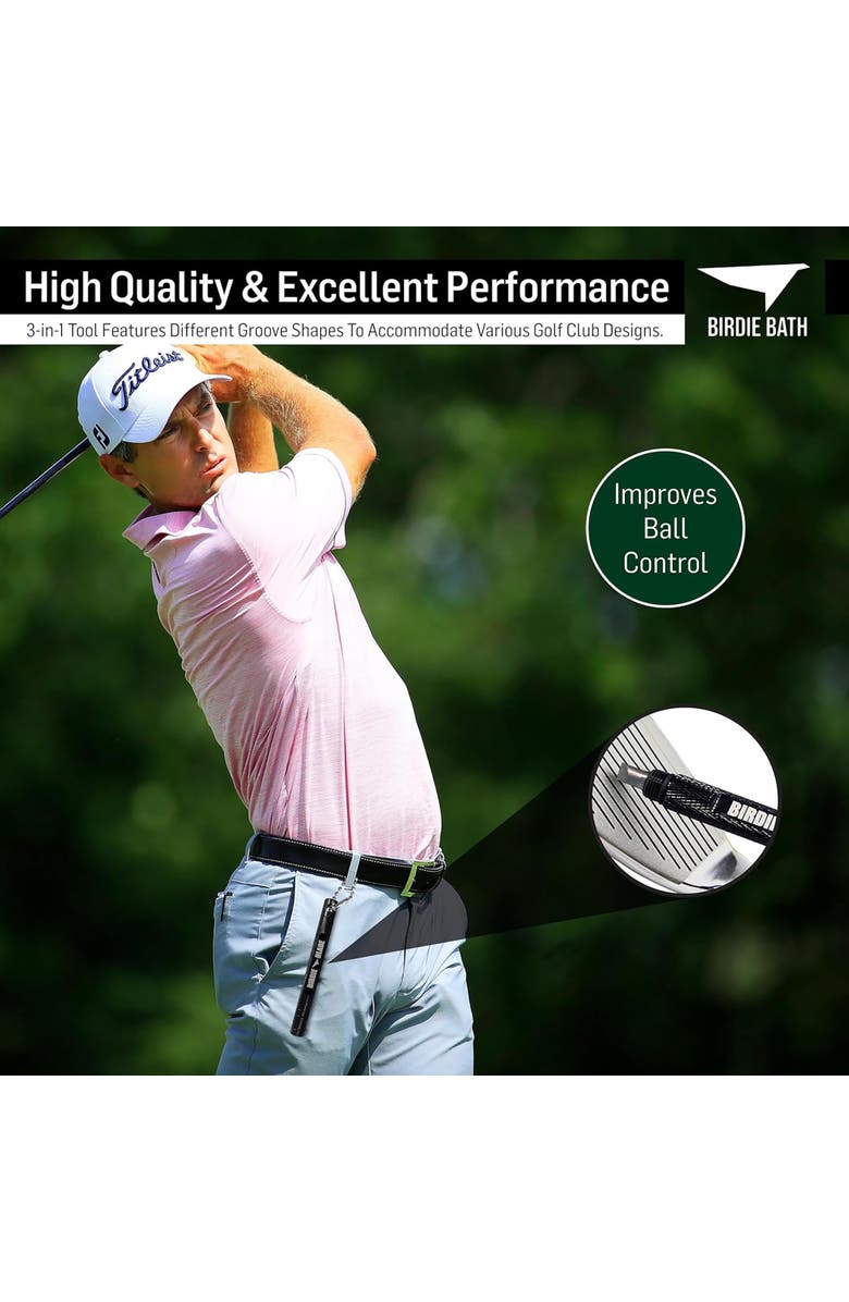 Birdie Bath Birdie Golf Blade 3In1 Golf Club Groove Sharpener Tool, Alternate, color, Black