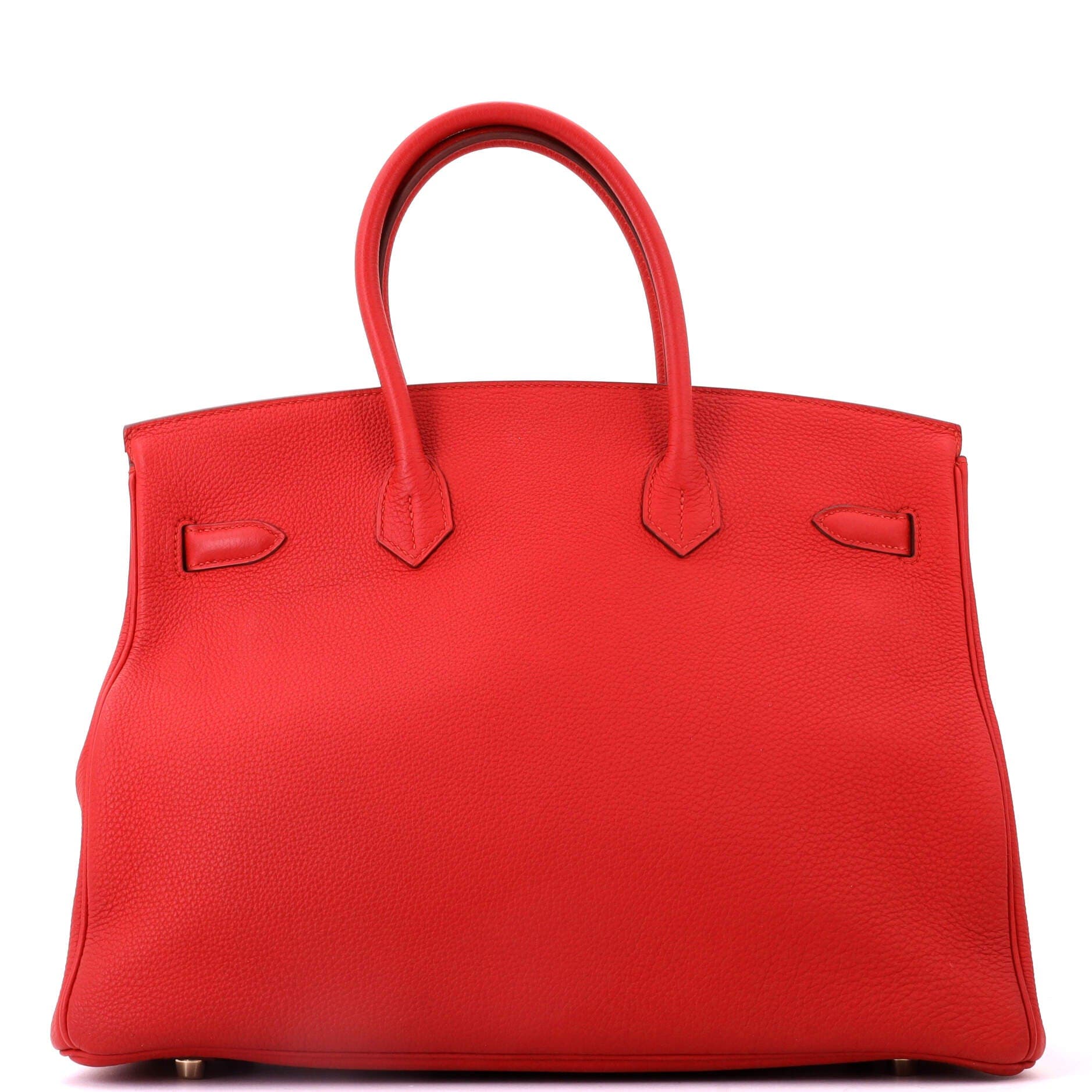 Birkin Handbag Red Togo with Gold Hardware 35, Alternate, color, Red