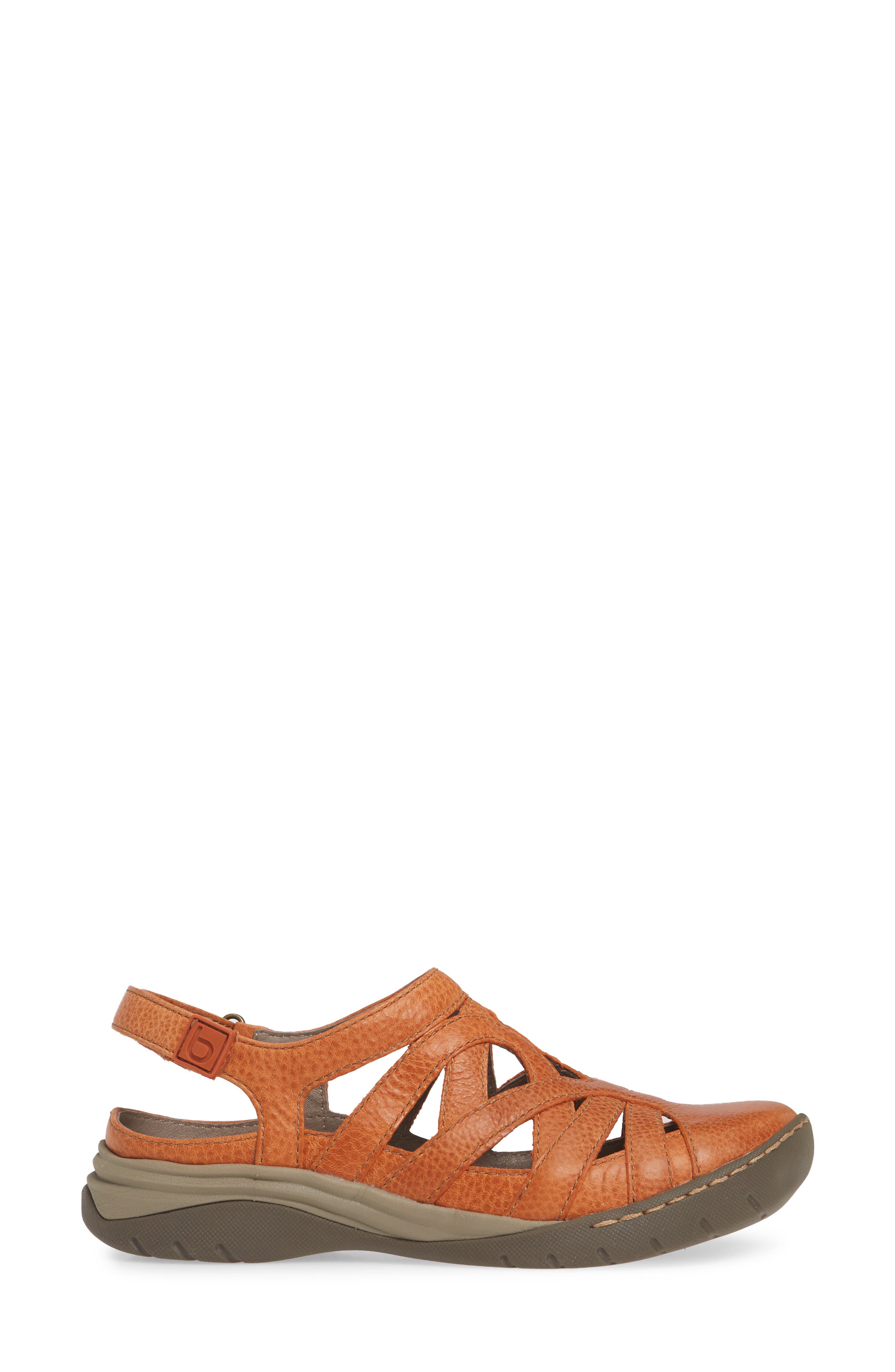 Wira Water Friendly Sandal, Alternate, color, ORANGE LEATHER