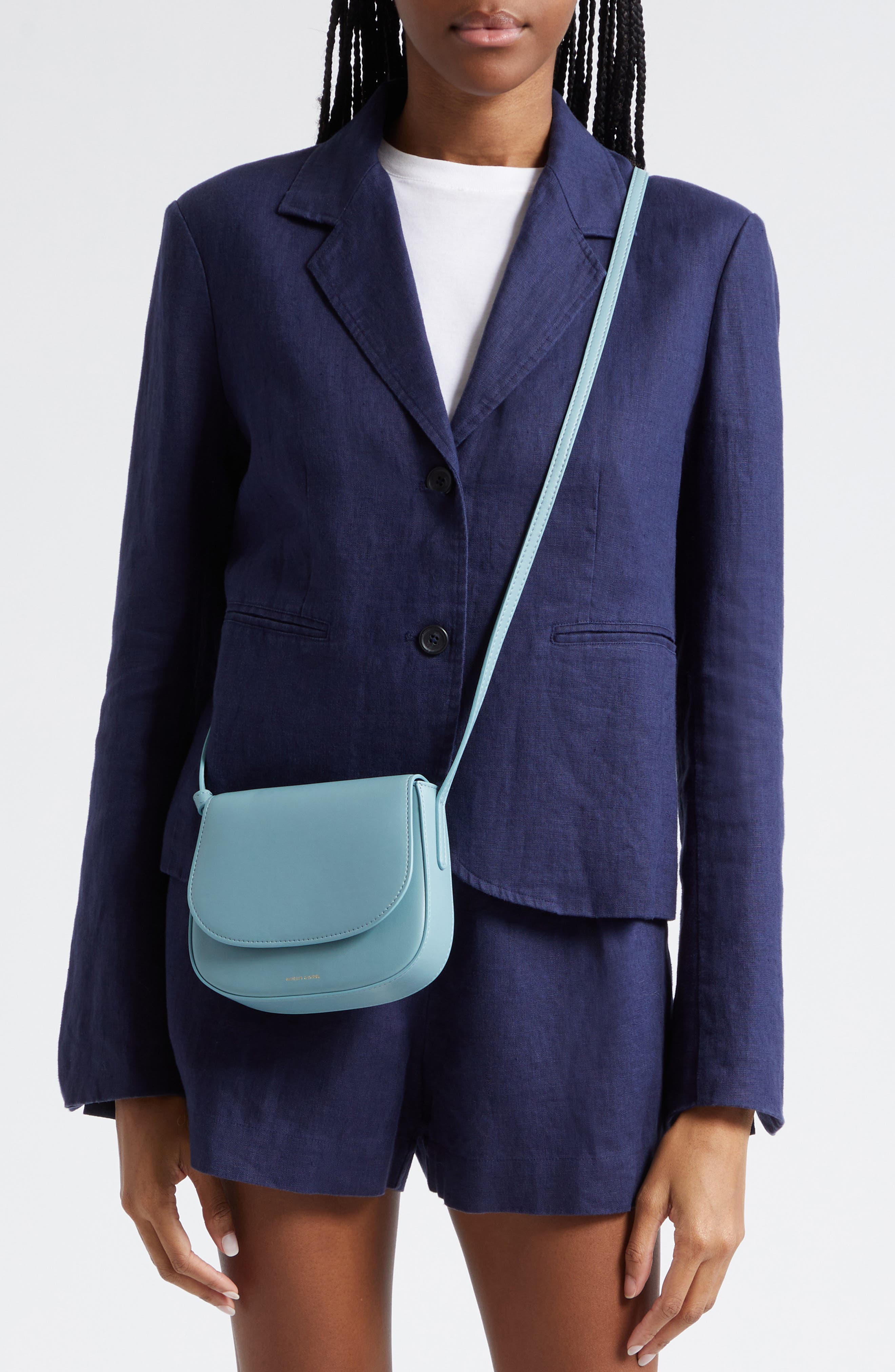 Mansur Gavriel Mini Classic Faux Leather Crossbody Bag, Alternate, color, 