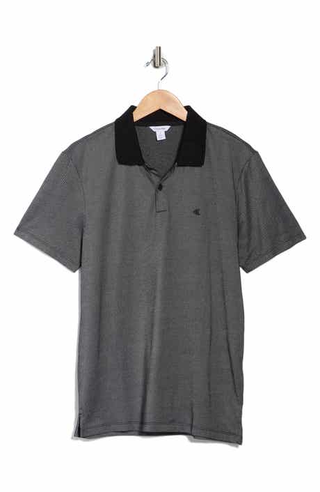 Calvin Klein Classic Fit Diagonal Jacquard Polo