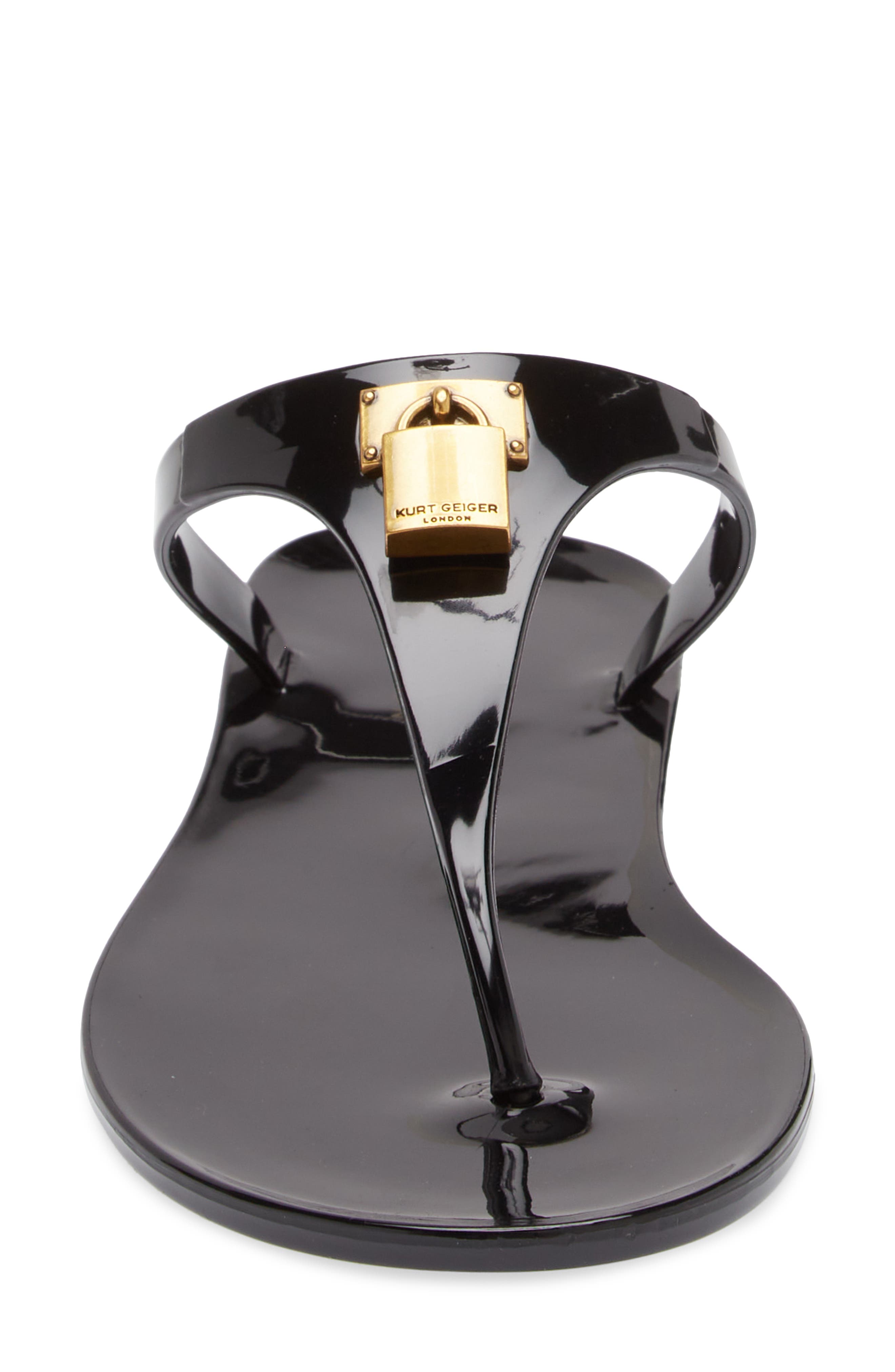 Kurt Geiger London Brixton Jelly Sandal, Alternate, color, Black