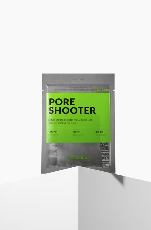Returnu Poreshooter Facial Sheet Mask