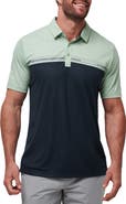 TravisMathew Rustic Route Colorblock Polo