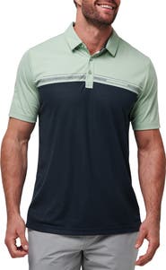 TravisMathew Rustic Route Colorblock Polo