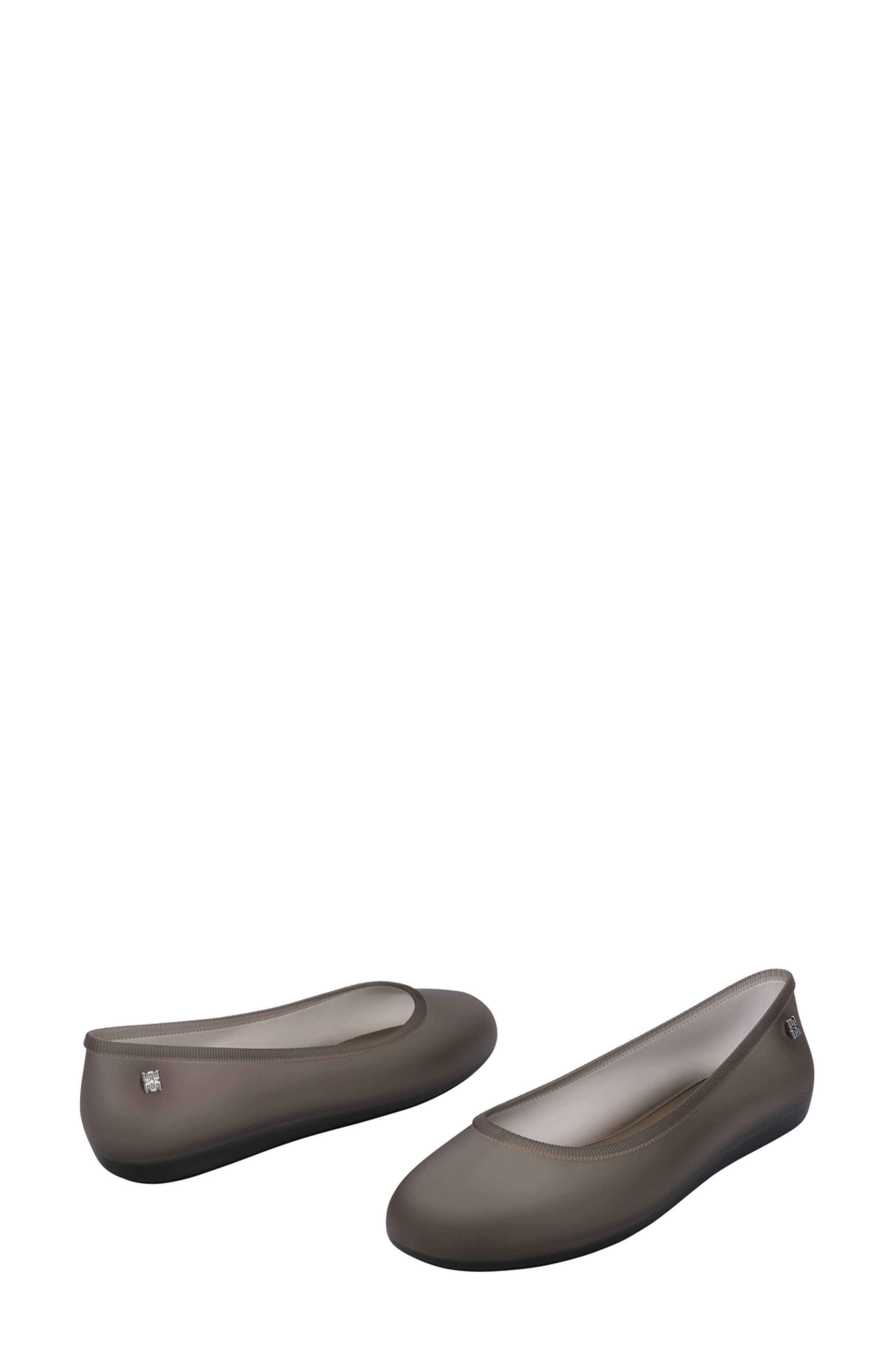 Soft Ballerina Flat, Alternate, color, CLEAR BROWN