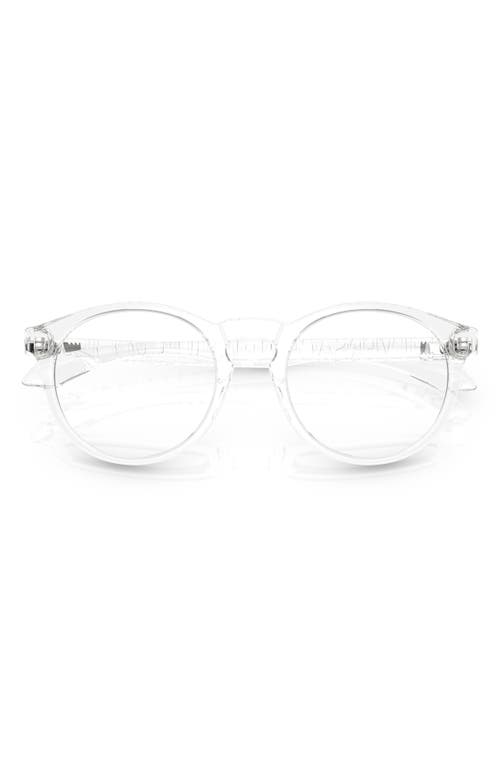 Versace 51mm Phantos Optical Glasses In Crystal