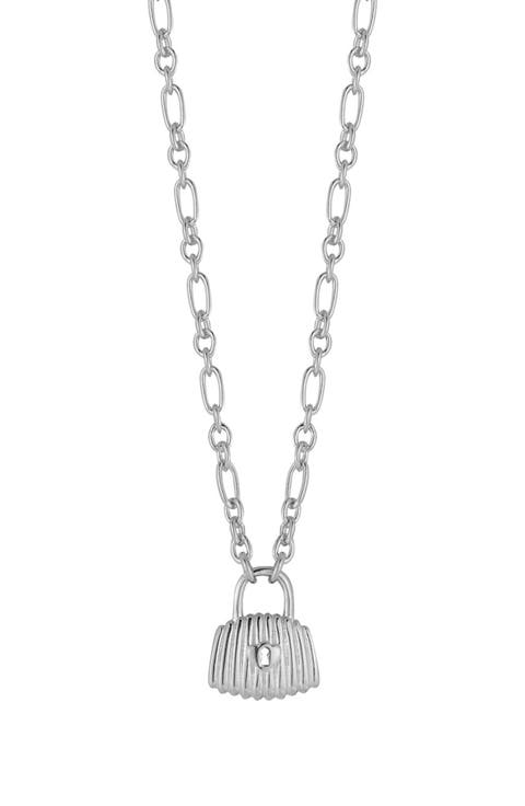 Padlock Pendant Necklace