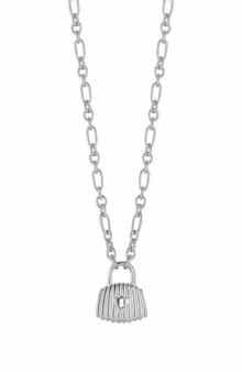 SPHERA MILANO Padlock Pendant Necklace