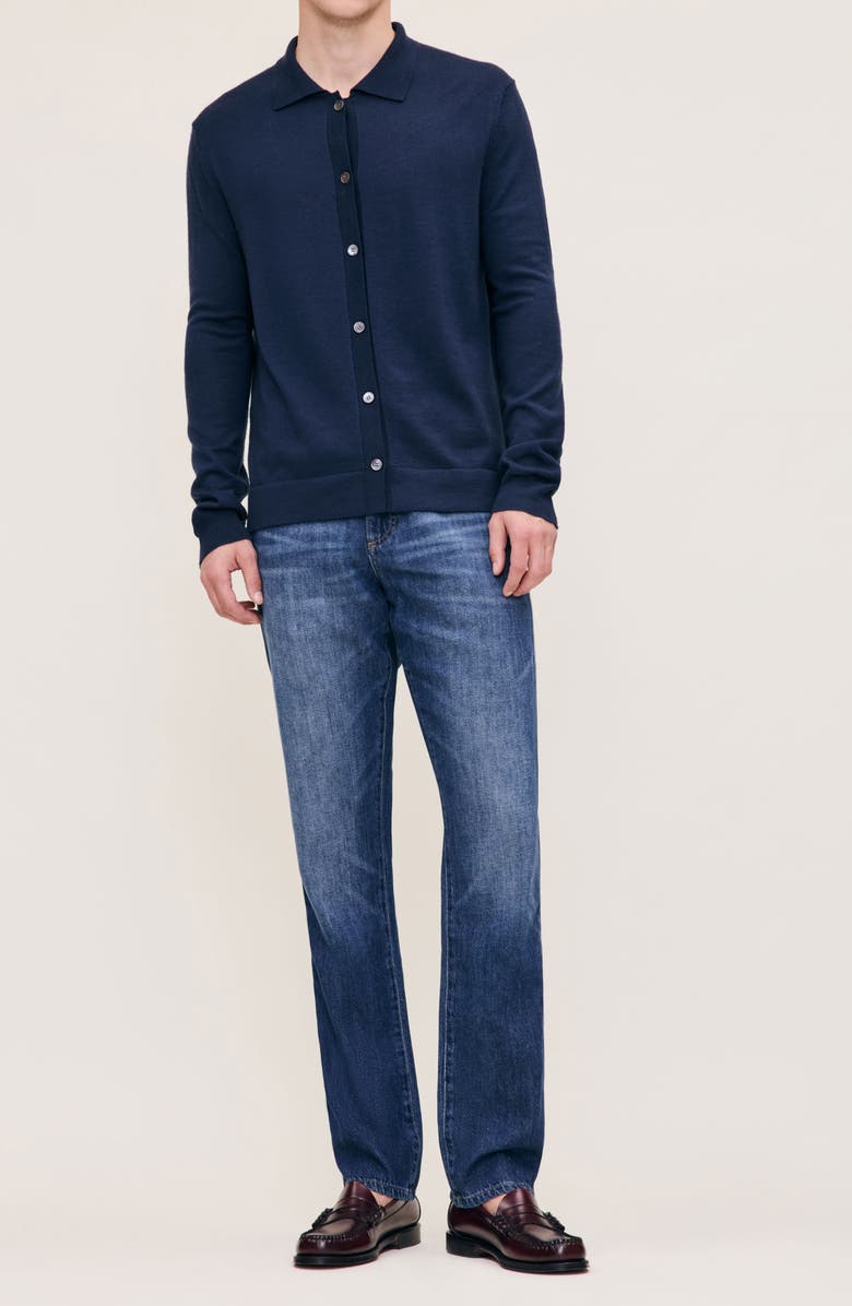 DL1961 Merino Wool Cardigan, Alternate, color, Ravine