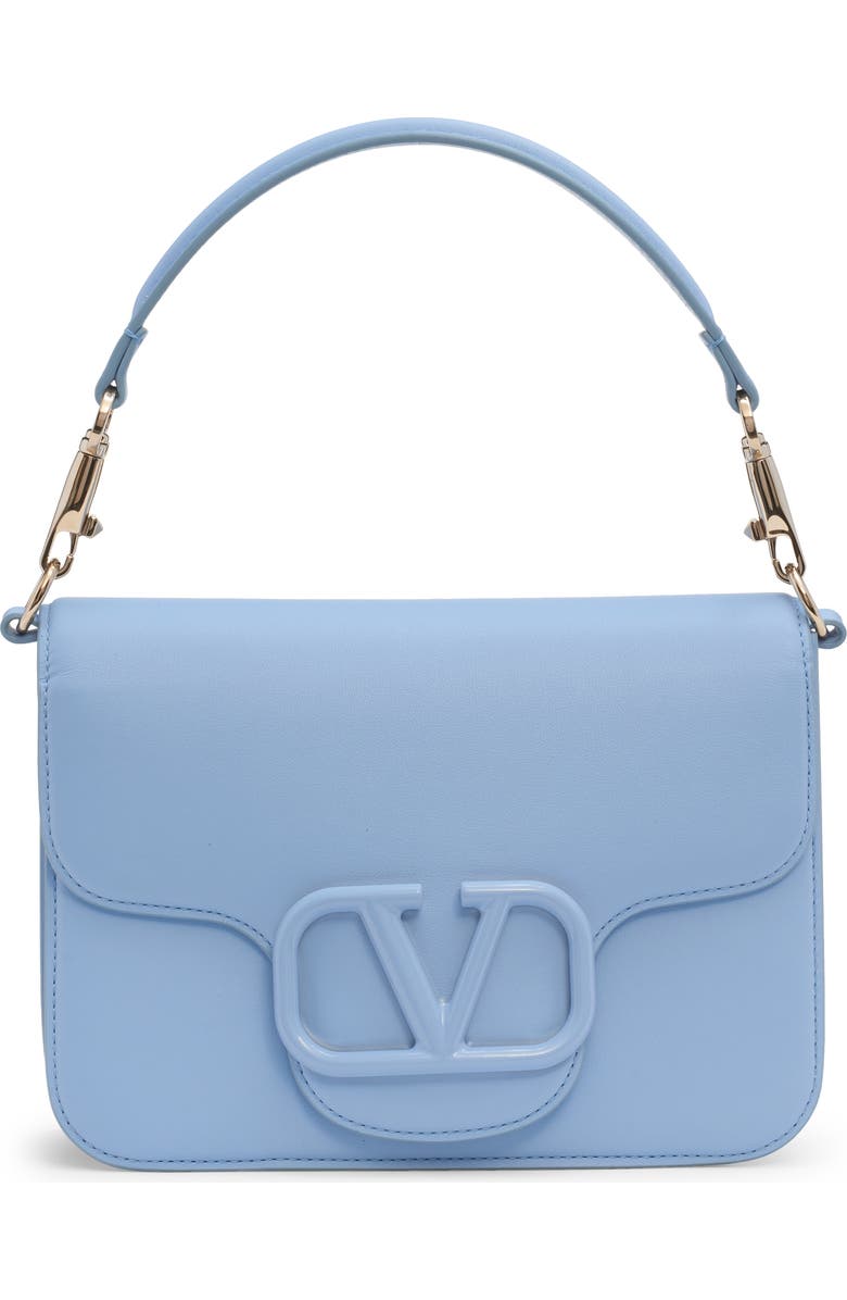 Valentino Garavani Locò Leather Shoulder Bag, Main, color,