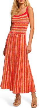 Ramy Brook Madelyne Sleeveless Cotton Blend Knit Maxi Dress