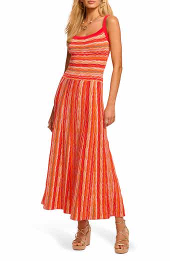 Madelyne Sleeveless Cotton Blend Knit Maxi Dress