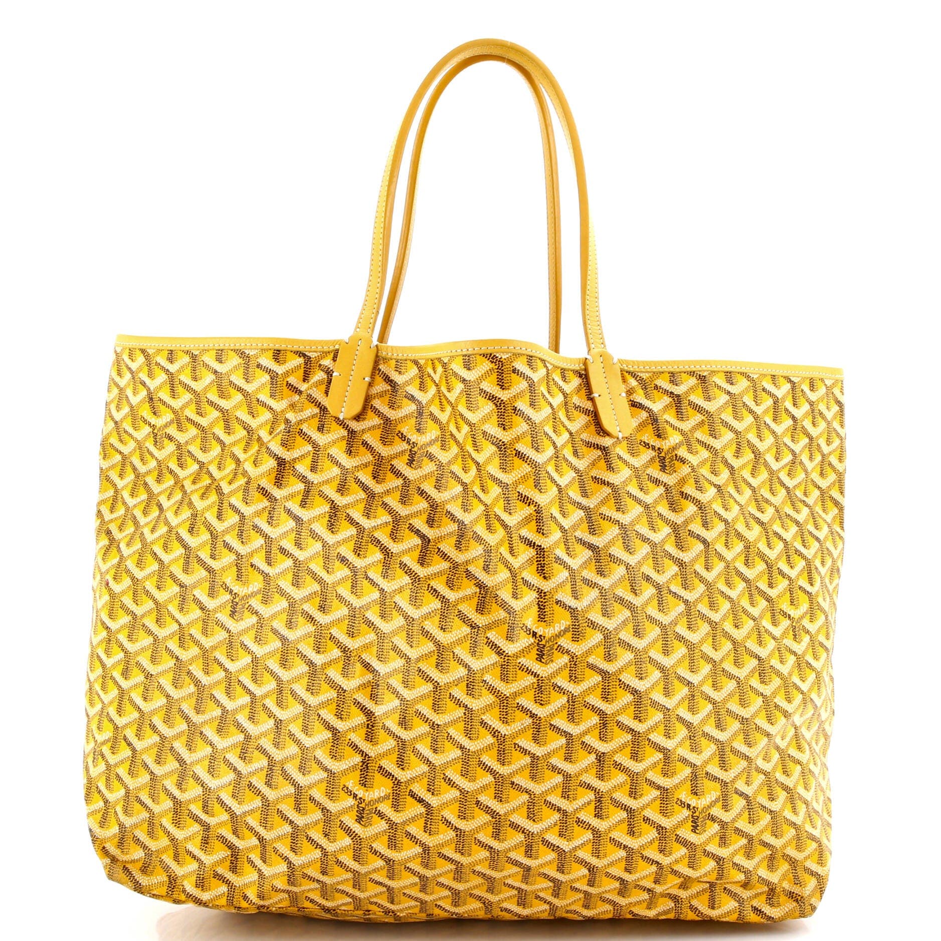 Pre-Owned Goyard Saint Louis Tote Coated Canvas GM, Main, color, 