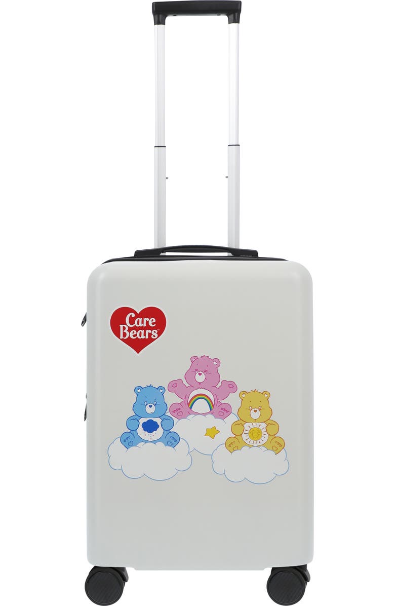 Ful CARE BEARS 22.5" CARRY-ON LUGGAGE, Alternate, color, White