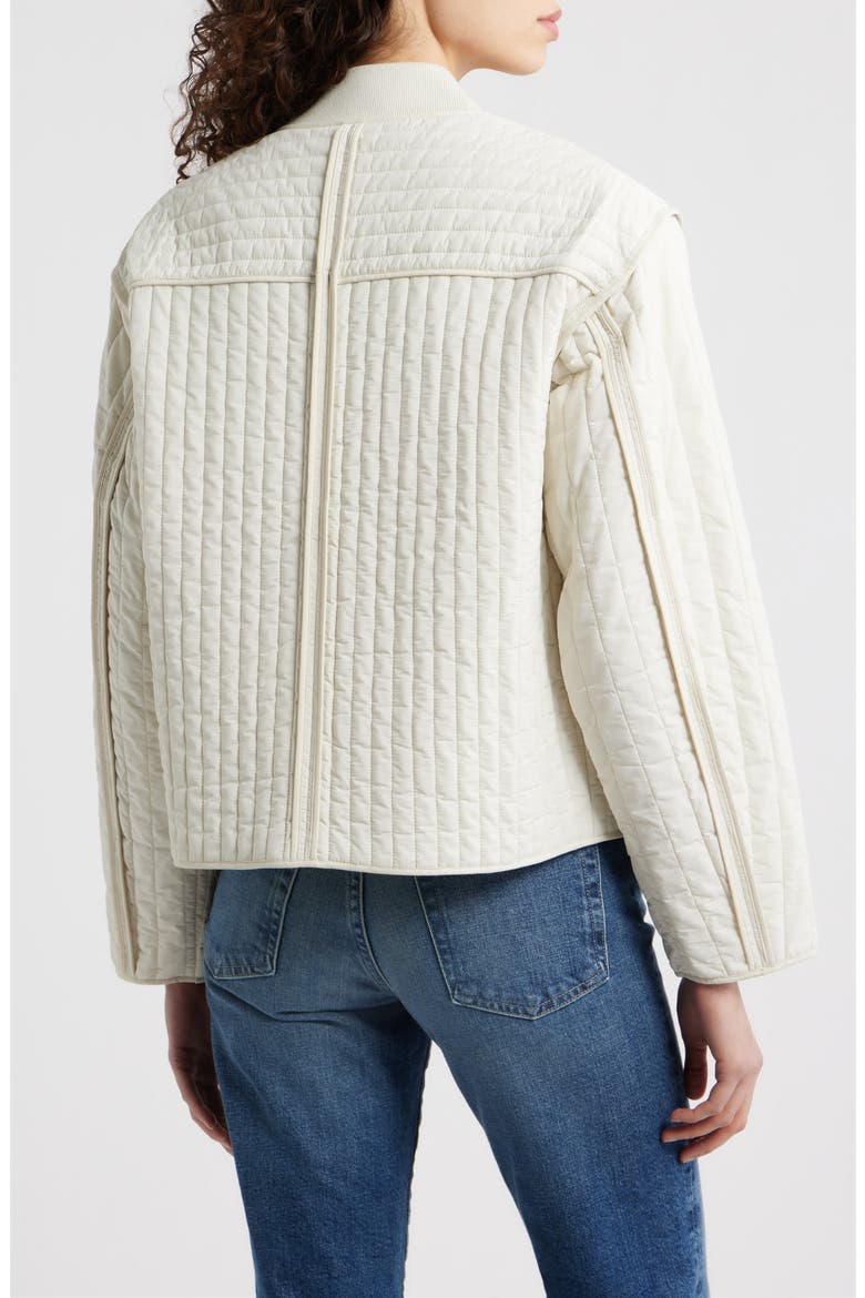 Margot Quilted Jacket, Alternate, color, PLAIN TAN