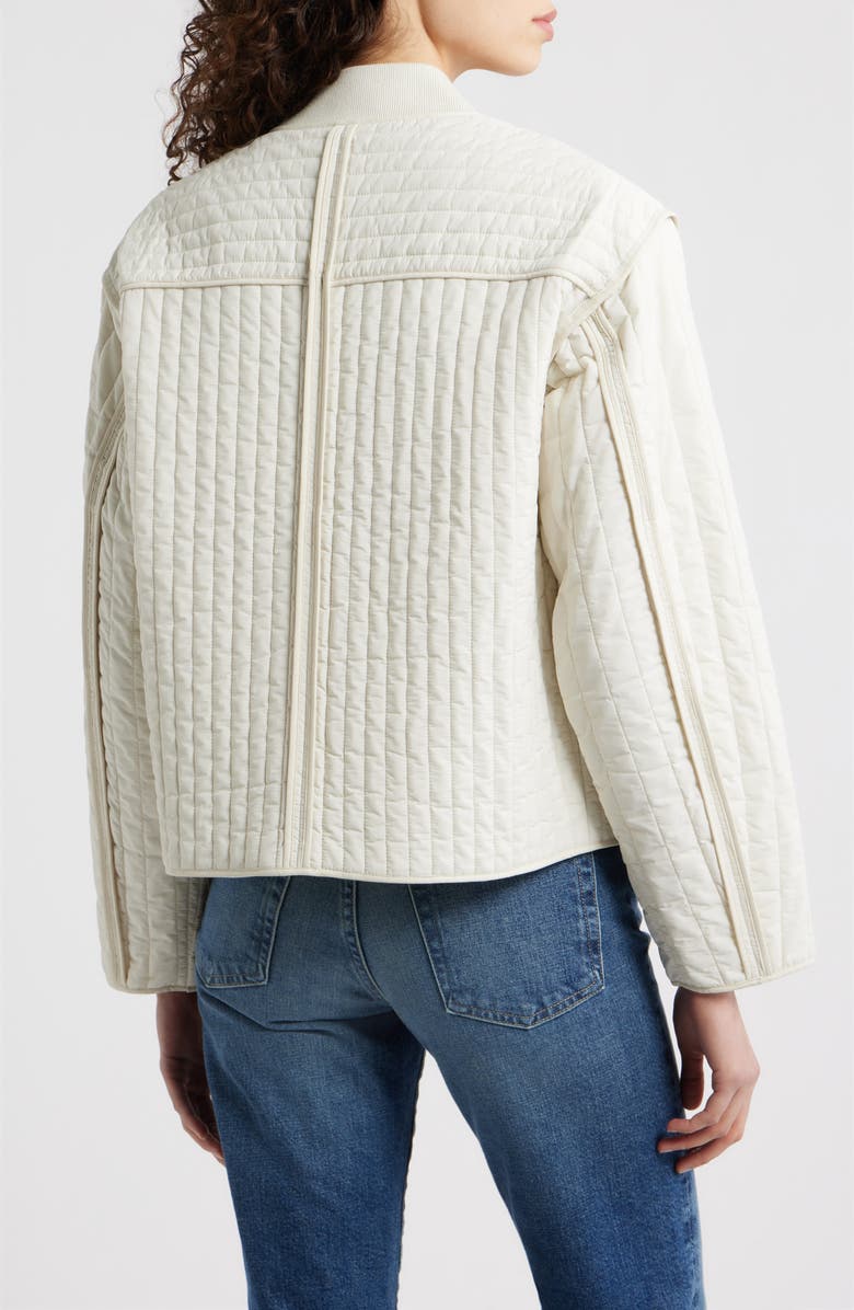 rag & bone Margot Quilted Jacket, Alternate, color, Plain Tan